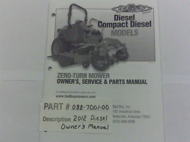 Bad Boy Mowers 088-7001-00