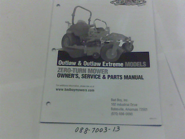 Bad Boy Mowers 088-7003-13